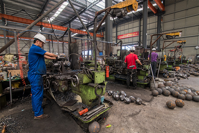 建瓯网架配件车间